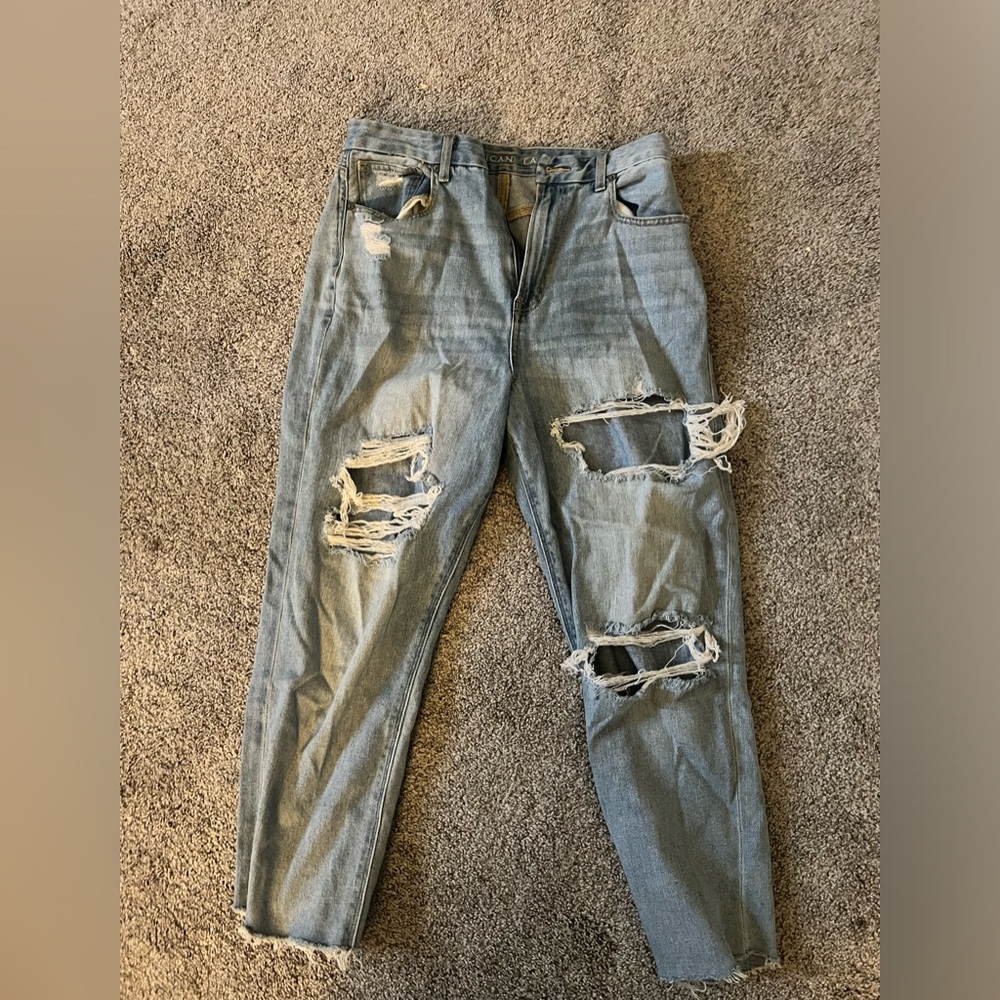 American eagle curvy mom jean